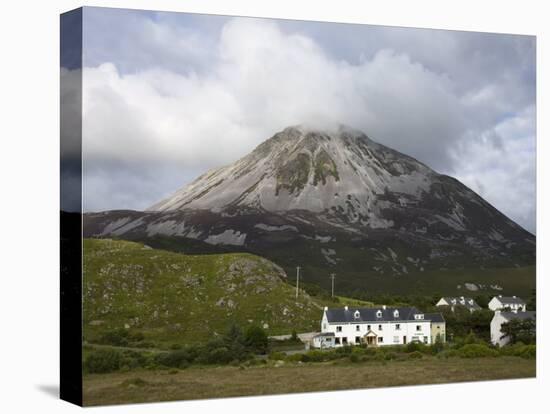 Mount Errigal and Dunlewy Village, County Donegal, Ulster, Republic of Ireland, Europe-Richard Cummins-Premier Image Canvas