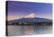 Mount Fuji at Sunrise as Seen from Lake Kawaguchi, Yamanashi Prefecture, Japan-Stefano Politi Markovina-Premier Image Canvas