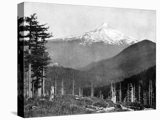 Mount Hood, Oregon, USA, 1893-John L Stoddard-Premier Image Canvas