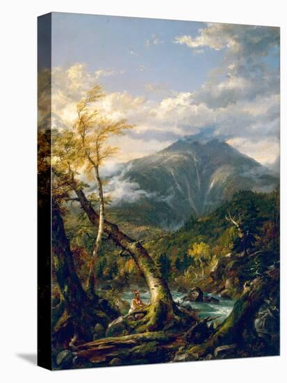 Mount Marcy from the Opalescent River, 1847 (Oil on Canvas)-Thomas Cole-Premier Image Canvas