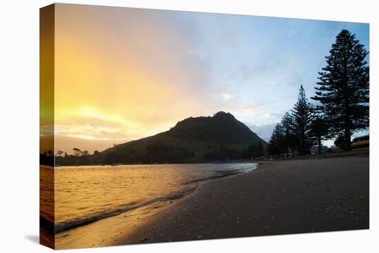 Mount Maunganui Sunset, Tauranga, North Island, New Zealand, Pacific-Matthew Williams-Ellis-Premier Image Canvas