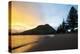 Mount Maunganui Sunset, Tauranga, North Island, New Zealand, Pacific-Matthew Williams-Ellis-Premier Image Canvas