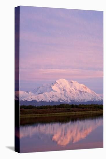 Mount Mckinley at Sunset in Denali National Park-Paul Souders-Premier Image Canvas