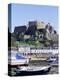 Mount Orgueil Castle and Harbour, Gorey, Grouville, Jersey, Channel Islands, United Kingdom-Neale Clarke-Premier Image Canvas