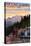 Mount Rainier National Park - Road to Sunrise-Lantern Press-Stretched Canvas