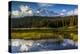 Mount Rainier National Park, Washington: Sunset At Reflection Lakes With Mount Rainier In The Bkgd-Ian Shive-Premier Image Canvas