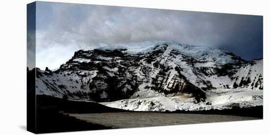 Mount Rainier's North Face Featuring the Classic Alpine Route: Liberty Ridge-Dan Holz-Premier Image Canvas