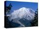 Mount Rainier, Volcanic Peak, and Emmons Glacier from Summit Icefield, Washington State, USA-Anthony Waltham-Premier Image Canvas