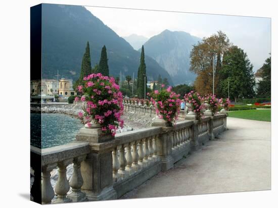 Mount Rocchetta, Riva del Garda Promenade, Lake Garda, Italy-Lisa S. Engelbrecht-Premier Image Canvas