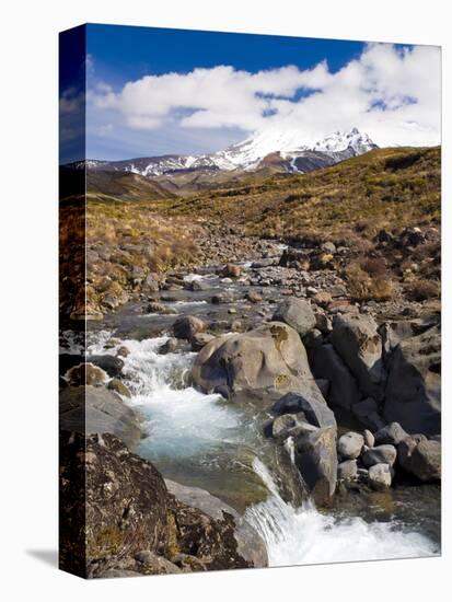 Mount Ruapehu, Tongariro National Park, UNESCO World Heritage Site, North Island, New Zealand, Paci-Ben Pipe-Premier Image Canvas