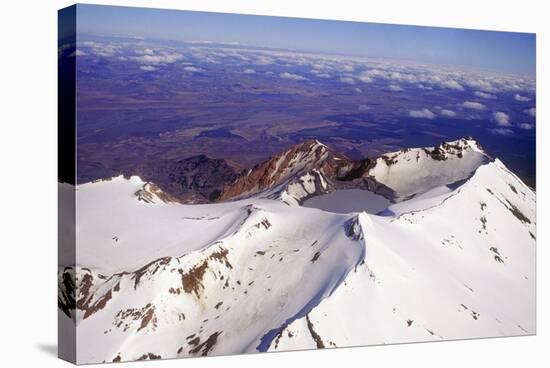 Mount Ruapehu Volcano, New Zealand-Dr. Juerg Alean-Premier Image Canvas