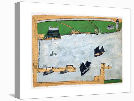 Mount's Bay with St. Michael's Mount-Alfred Wallis-Premier Image Canvas