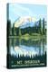 Mount Shuksan - North Cascades National Park, WA-Lantern Press-Stretched Canvas