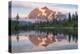 Mount Shuksan reflected in Picture Lake. North Cascades, Washington State-Alan Majchrowicz-Premier Image Canvas
