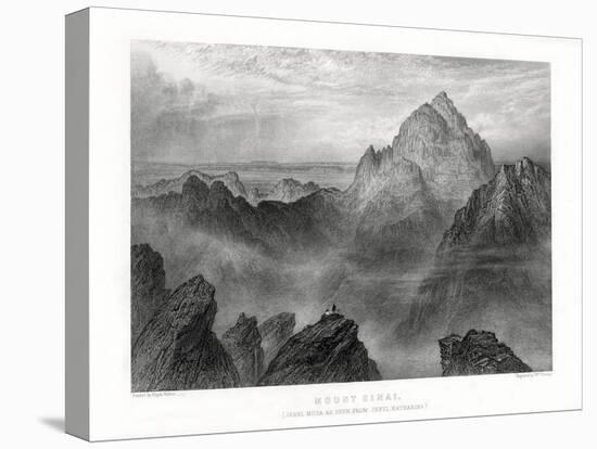 Mount Sinai: Jebel Musa as Seen from Jebel Katharina, 1887-W Forrest-Premier Image Canvas