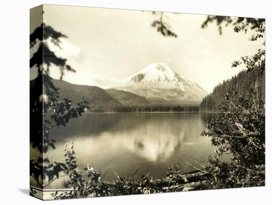 Mount St. Helens From Spirit Lake, 1923-Asahel Curtis-Premier Image Canvas