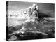 Mount St. Helens in Eruption on May 18, 1980 with Mt. Adams in Distance-null-Stretched Canvas