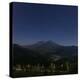 Mount St. Helens is Seen against a Star-Filled Sky-null-Premier Image Canvas