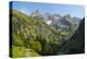 Mount Trettachspitze and mount Madelegabel in the Allgau Alps. Germany, Bavaria-Martin Zwick-Premier Image Canvas