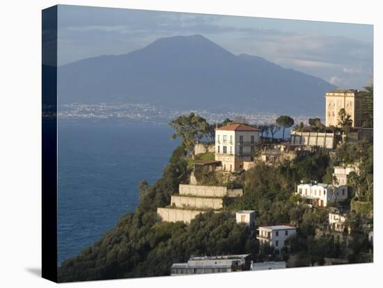 Mount Vesuvius View and Vico Equense, Near Naples, Campania, Italy, Mediterranean, Europe-Ethel Davies-Premier Image Canvas