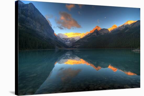 Mount Victoria Glacier Alberta-null-Stretched Canvas