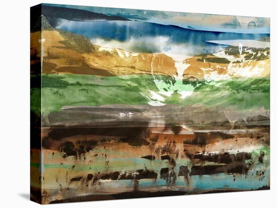 Mountain Abstract II-Sisa Jasper-Stretched Canvas