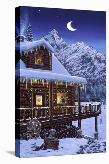 Mountain Home Christmas-Jeff Tift-Premier Image Canvas