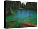Mountain Lake-Kenny Primmer-Stretched Canvas