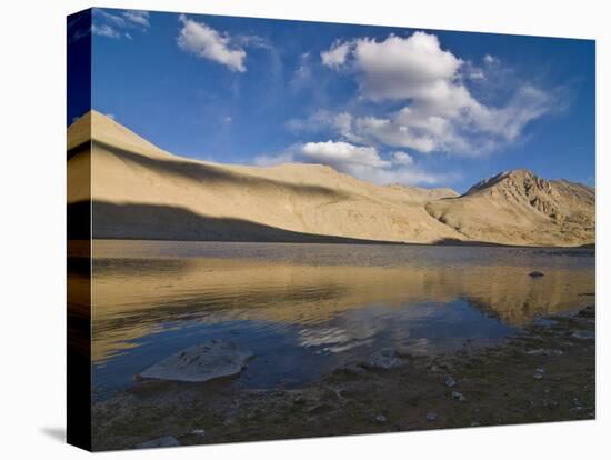 Mountain Landscape and Small Body of Water in the Wakhan Valley, Tajikistan, Central Asia, Asia-Michael Runkel-Premier Image Canvas
