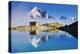 Mountain Landscape, Lac Blanc, Aiguille Vert and Les Drus with Clouds Rising, Haute Savoie, France-Frank Krahmer-Premier Image Canvas