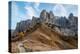 Mountain Landscape of Rocky Dolomites. Passo Gardena South Tyrol in Italy.-mpalis-Premier Image Canvas