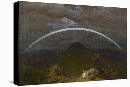 Mountain Landscape with Rainbow, 1809-10-Caspar David Friedrich-Premier Image Canvas