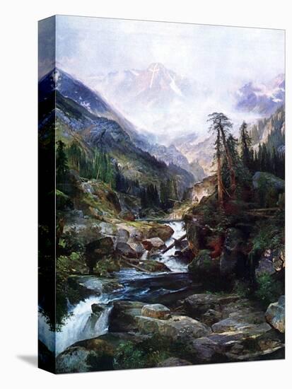 Mountain Of The Holy Cross-Thomas Moran-Stretched Canvas