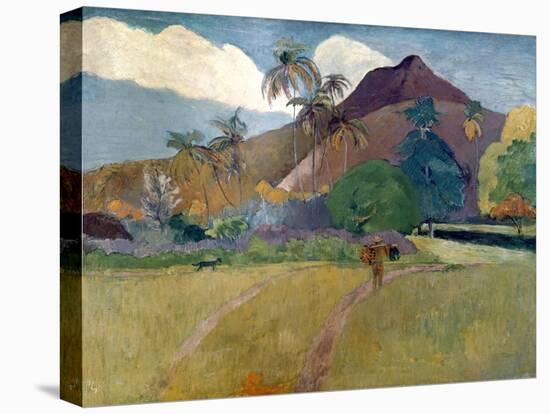 Mountain on Tahiti, 1893-Paul Gauguin-Premier Image Canvas