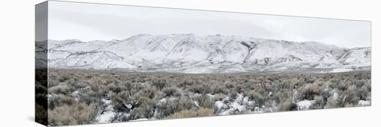 Mountain Range, Black Rock Desert, Nevada, USA-null-Premier Image Canvas