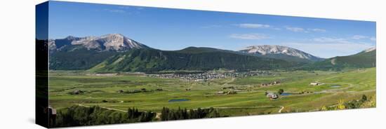 Mountain Range, Crested Butte, Gunnison County, Colorado, USA-null-Stretched Canvas