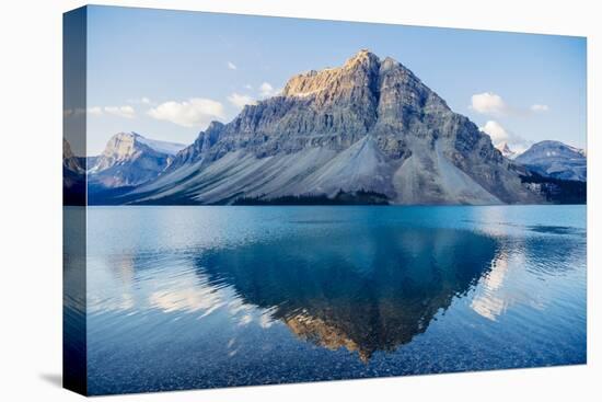 Mountain reflecting in lake at Banff National Park, Banff, Alberta, Canada-Panoramic Images-Premier Image Canvas