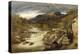 Mountainous Rocky Landscape with Stream and Watermill-Benjamin Williams Leader-Premier Image Canvas