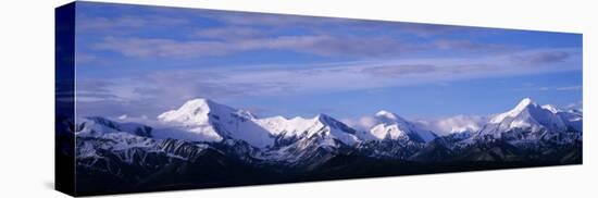 Mountains, Denali National Park, Alaska, USA-null-Premier Image Canvas