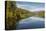 Mountains reflected in a lake along Valley of Five Lakes trail, Jasper National Park, UNESCO World -Jon Reaves-Premier Image Canvas