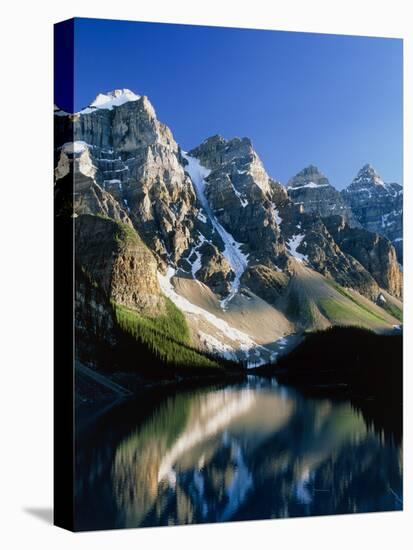 Mountains Reflected In Moraine Lake, Canada-David Nunuk-Premier Image Canvas