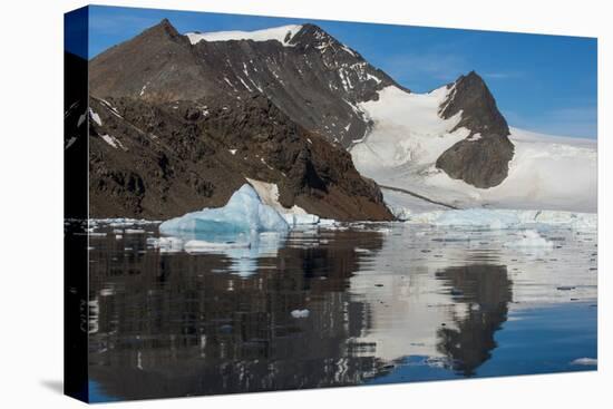 Mountains reflecting in glassy water of Hope Bay, Antarctica, Polar Regions-Michael Runkel-Premier Image Canvas