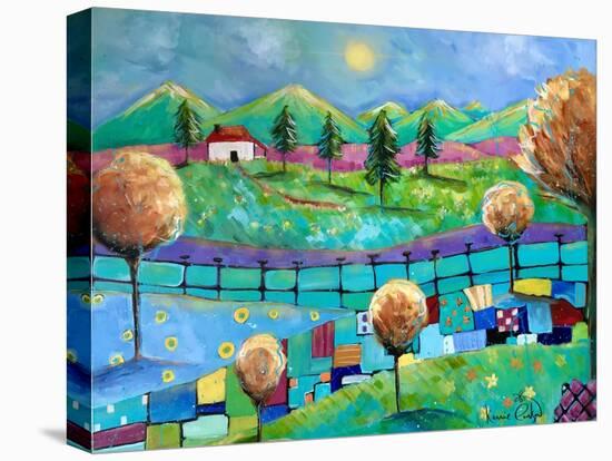 Mountainscape-Karrie Evenson-Stretched Canvas