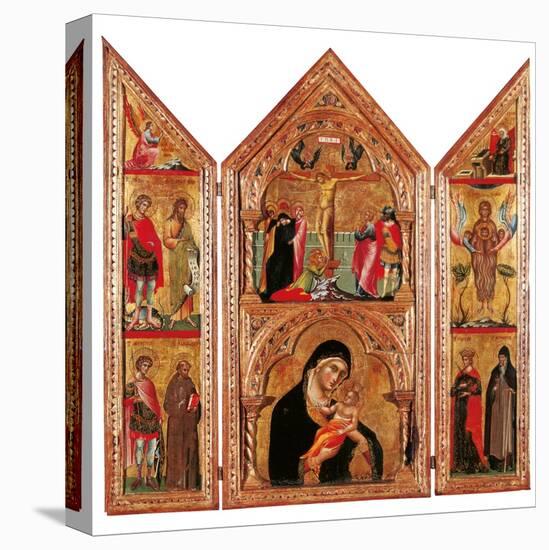 Movable Altarpiece (Triptych)-Paolo Veneziano-Stretched Canvas