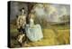 Mr and Mrs Andrews. About 1750-Thomas Gainsborough-Premier Image Canvas