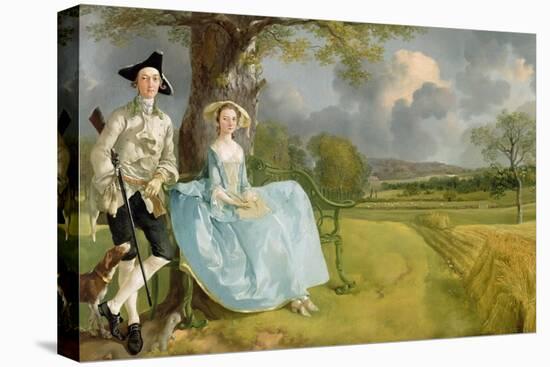 Mr. and Mrs. Andrews, circa 1748-9-Thomas Gainsborough-Premier Image Canvas