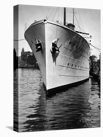 Mr. Astor's Yacht, the Nourmahal, Docked at Port in Kiel-Emil Otto Hoppé-Premier Image Canvas