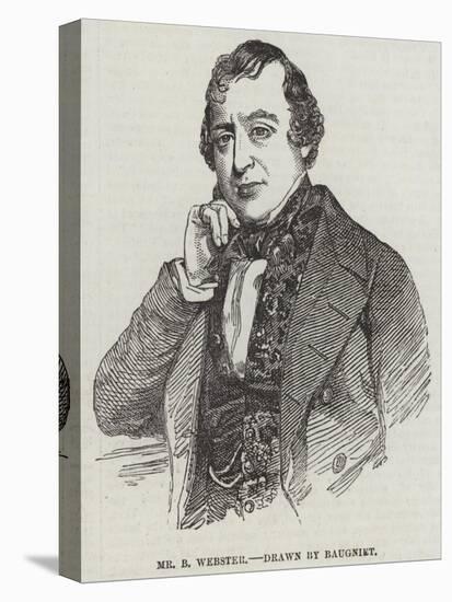 Mr B Webster-Charles Baugniet-Premier Image Canvas