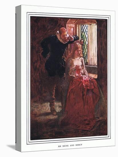 Mr Brisk and Mercy-John Byam Liston Shaw-Premier Image Canvas