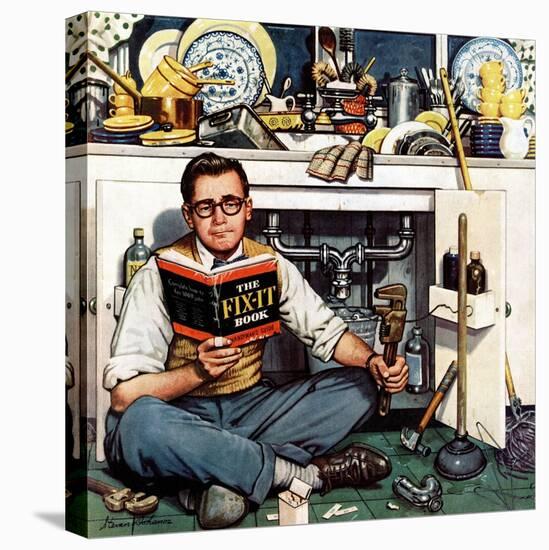 "Mr. Fix-It", January 14, 1956-Stevan Dohanos-Premier Image Canvas